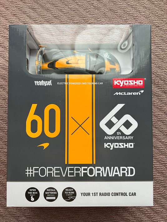 Used Kyosho Mini-Z RWD Ready Set McLaren P1 GTR 60th Anniversary Unopened 32349GO