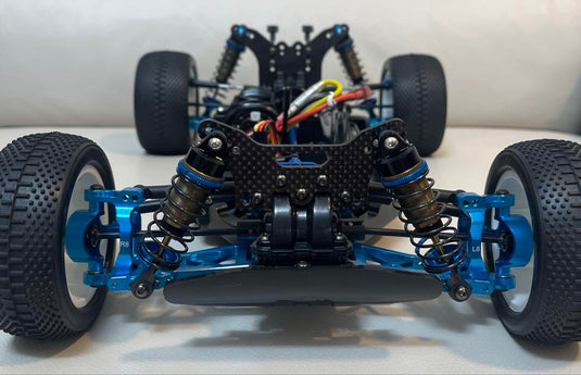Tamiya TT02BR with Option Parts & Kyosho Syncro 2.4GHz Radio Set No Battery - Used