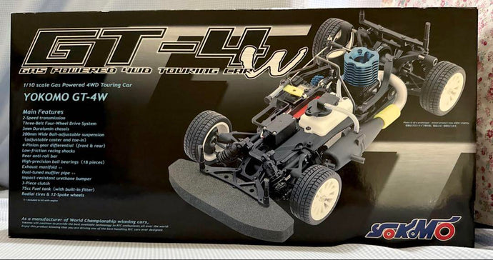 YOKOMO GT-4W 1/10 4WD GP Touring Car Chassis Kit Engine-less New - Used