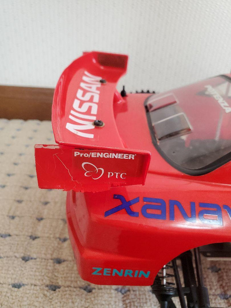 Load image into Gallery viewer, Used Kyosho 1/10 Xanavi Nismo GTR 4WD Engine RC Car Assembled
