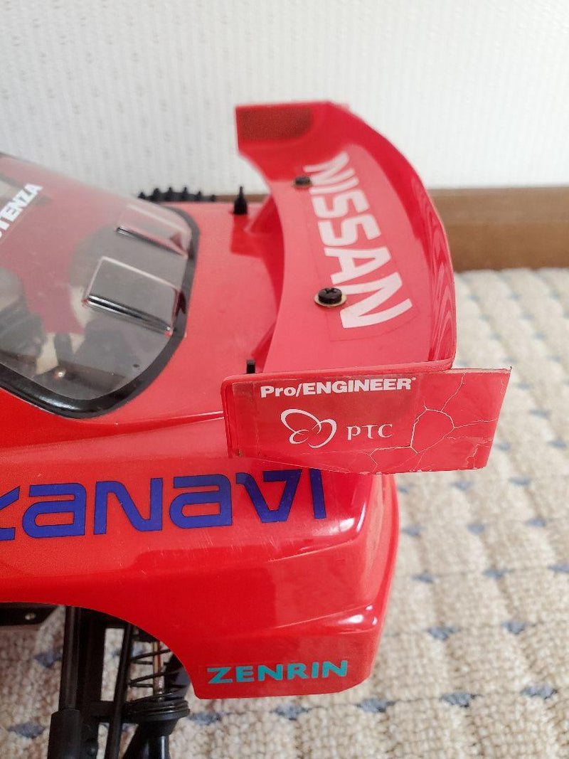 Load image into Gallery viewer, Used Kyosho 1/10 Xanavi Nismo GTR 4WD Engine RC Car Assembled
