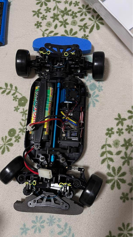Used Tamiya TT-01D Type-E Drift RC Full Set with Futaba Radio & FC3S Body