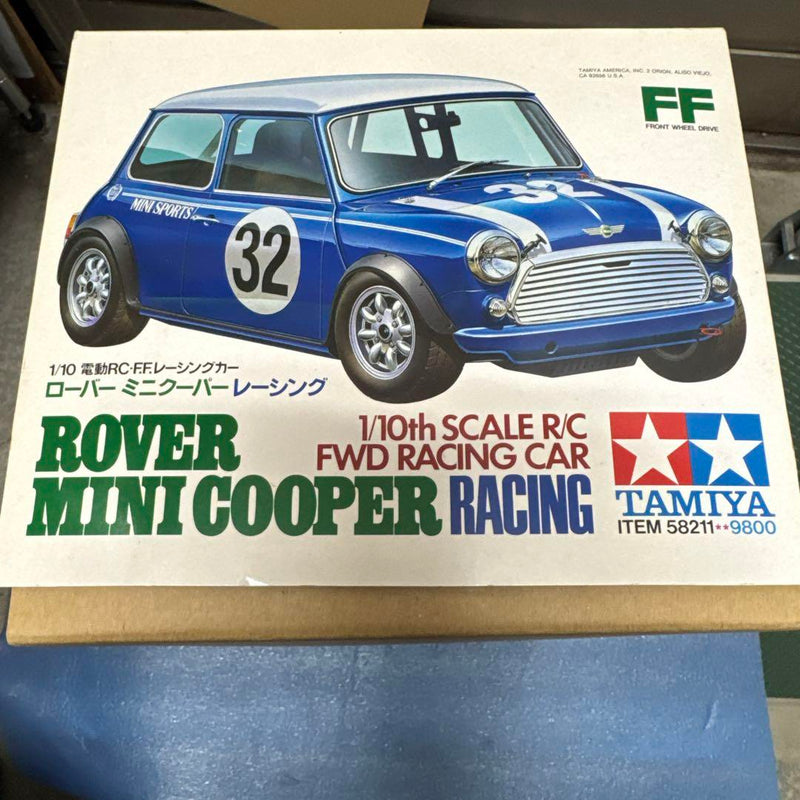 Load image into Gallery viewer, Used Tamiya 1/10 Electric RC Car Series Mini Cooper Racing Kit
