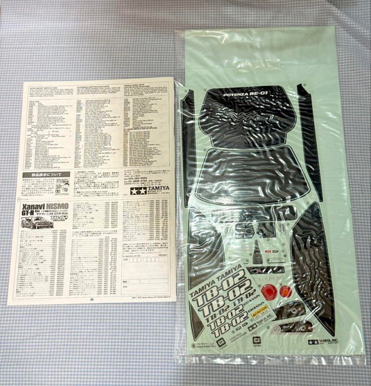 Used Tamiya Xanavi Nismo GT-R R34 1/10 TB-02 Chassis 4WD RC Car Kit Unused