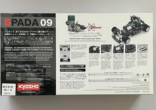 Used Kyosho 1/12 Spada 09 RD-12EX with Sirio 09 Engine Kit Unopened