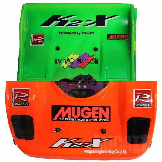 Used Mugen K2-X Vintage Engine Racing RC Car Assembled