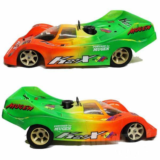Used Mugen K2-X Vintage Engine Racing RC Car Assembled