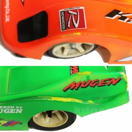 Used Mugen K2-X Vintage Engine Racing RC Car Assembled