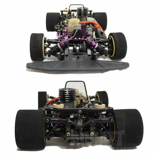 Used Mugen K2-X Vintage Engine Racing RC Car Assembled