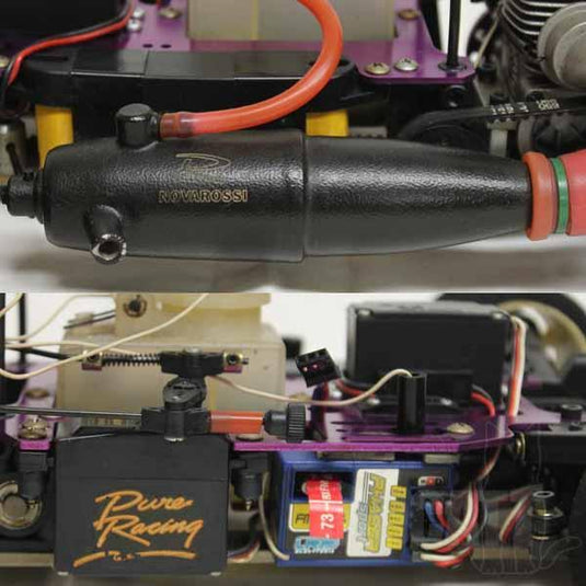 Used Mugen K2-X Vintage Engine Racing RC Car Assembled