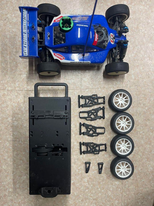 Used Kyosho Inferno 1/8 Off-Road GP RC Car with Starter Box