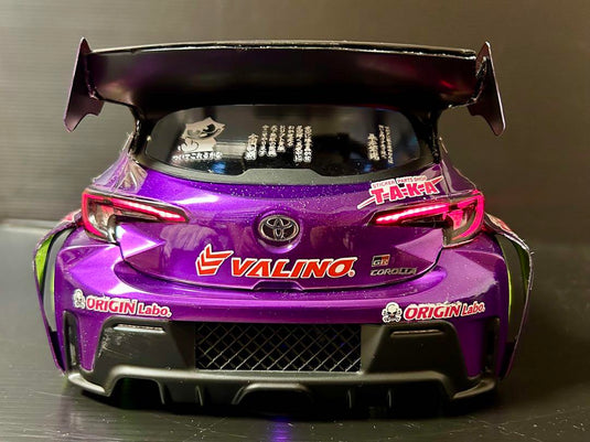 Addiction GR Corolla RC Body Painted with Taka Vinyl Decals - Used
