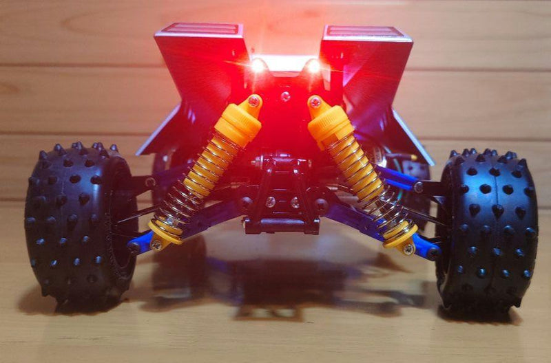 Chargez l&#39;image dans la visionneuse de la galerie, Used Tamiya Thunder Dragon 2021 Assembled RC Car Full Set with LED &amp; Sanwa Radio

