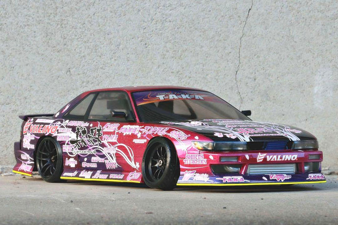 ABC Hobby S13 Silvia with Addiction BN Aero Body Unused w/ Light Parts - Used