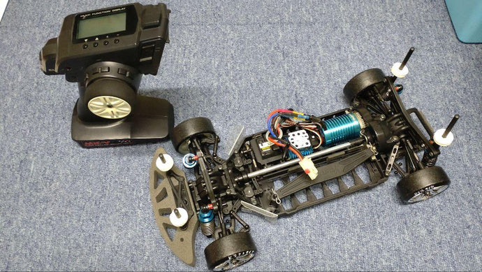 Used Yokomo Drift Package Type B 4WD Assembled with Sanwa Radio