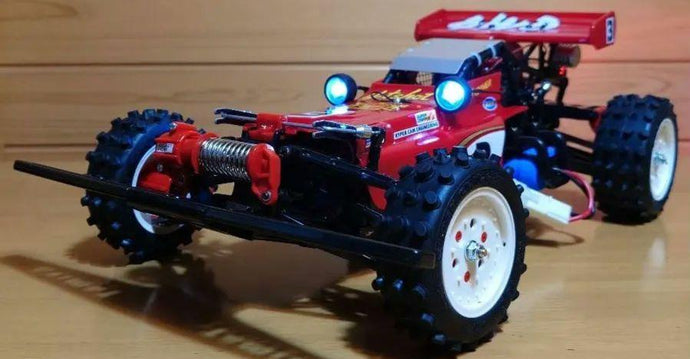 Used Tamiya XB 1/10 Hotshot Ready-To-Run Full Set with LED Lights Unused