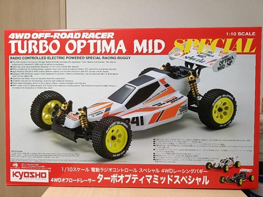 Used Kyosho 1/10 Turbo Optima Mid Special 4WD Buggy Kit Unopened