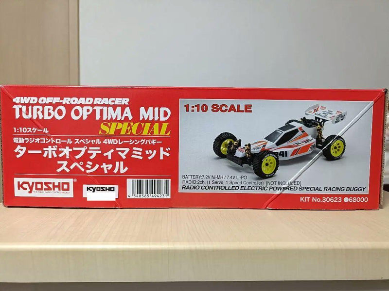 Load image into Gallery viewer, Used Kyosho 1/10 Turbo Optima Mid Special 4WD Buggy Kit Unopened
