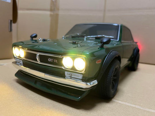 Used Kyosho Hakosuka Skyline 2000GT-R PKGC10 Assembled with Electronics Unused