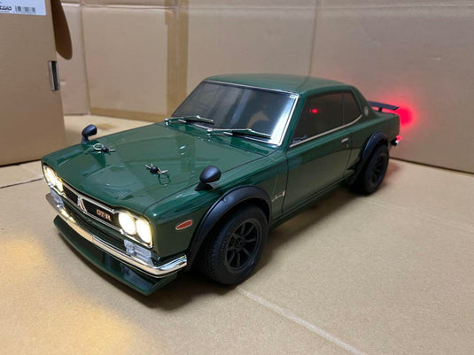 Used Kyosho Hakosuka Skyline 2000GT-R PKGC10 Assembled with Electronics Unused