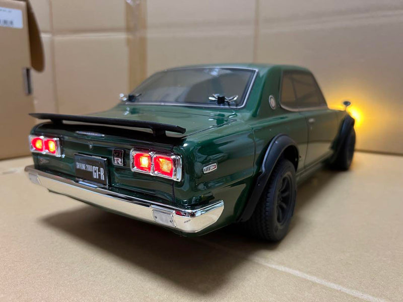 Load image into Gallery viewer, Used Kyosho Hakosuka Skyline 2000GT-R PKGC10 Assembled with Electronics Unused
