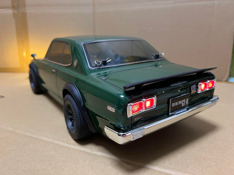 Load image into Gallery viewer, Used Kyosho Hakosuka Skyline 2000GT-R PKGC10 Assembled with Electronics Unused

