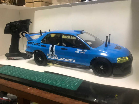 Used Tamiya TT-02 Lancer Evo VII WRC Assembled Full Set with Sanwa MX-6
