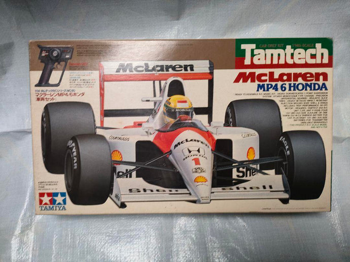 Used Tamiya 1/14 Tamtech McLaren MP4/6 Honda Vehicle Set Unopened