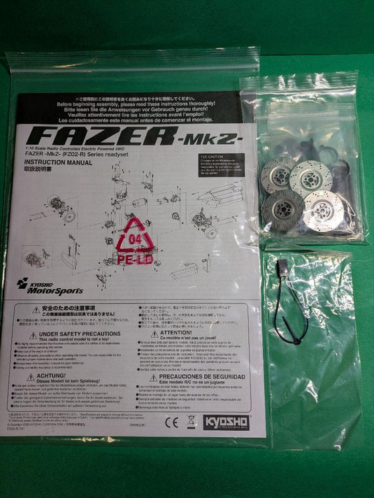 Kyosho FAZER MK2 FZ02-R Subaru Impreza WRC 2002 ReadySet Unused Displayed Only - Used