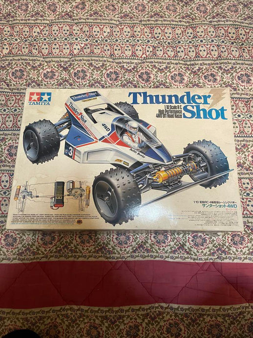 Used Tamiya Thunder Shot Vintage 1987 Assembled Unused