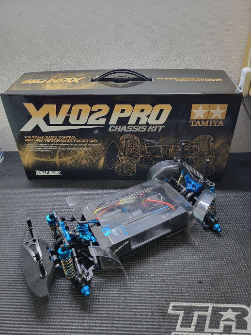Used Tamiya XV-02 Pro Chassis Kit Full Option with Tamiya Motor & ESC