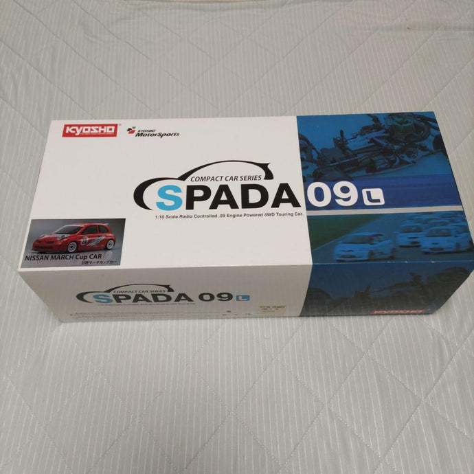 Used Kyosho 1/10 Spada 09L Nissan March Cup Car Engine RC Unopened