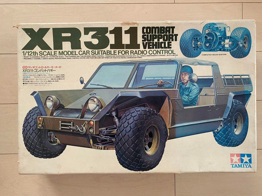 Used Vintage 1977 Tamiya 1/12 XR311 Combat Buggy RC Kit Unassembled Unopened