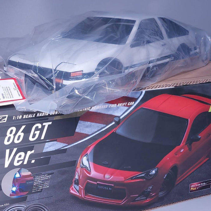 Used Kyosho Fazer D2 86 Tuned Ver. and AE86 Trueno Body Set New