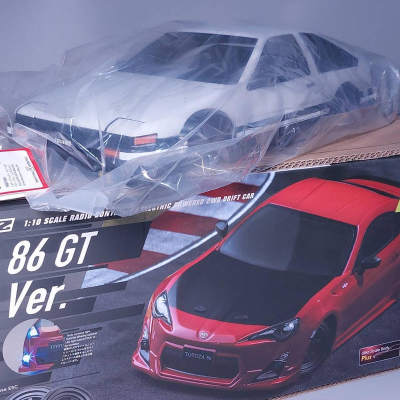 Load image into Gallery viewer, Used Kyosho Fazer D2 86 Tuned Ver. and AE86 Trueno Body Set New
