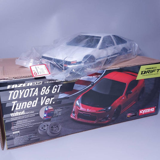 Used Kyosho Fazer D2 86 Tuned Ver. and AE86 Trueno Body Set New