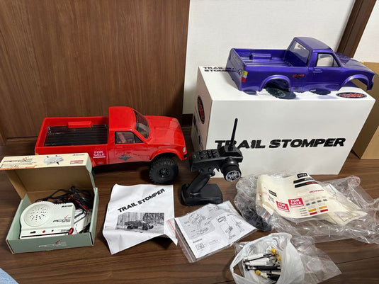 Used TRAIL STOMPER 1/10 4WD Off-Road RC Truck Used Indoor Only