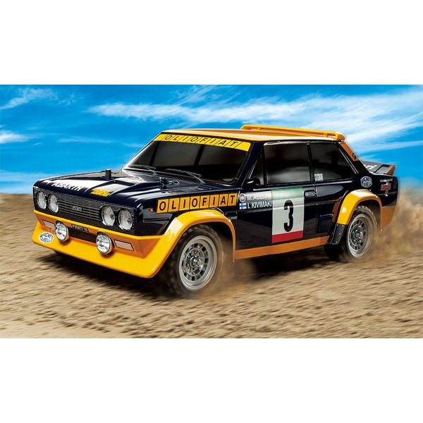 Tamiya 58723 1/10 Electric RC Car Fiat 131 Abarth Rally OLIO FIAT MF-01X Chassis RC Car