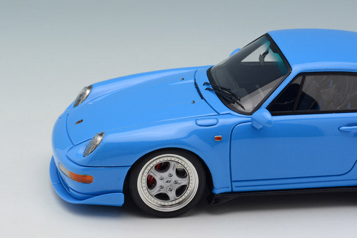 Cargue la imagen en el visor de la galería, Pre-order VISION 1/43 VM096A Porsche 911(993) Carrera RS 1995 (Japan ver.) Riviera Blue
