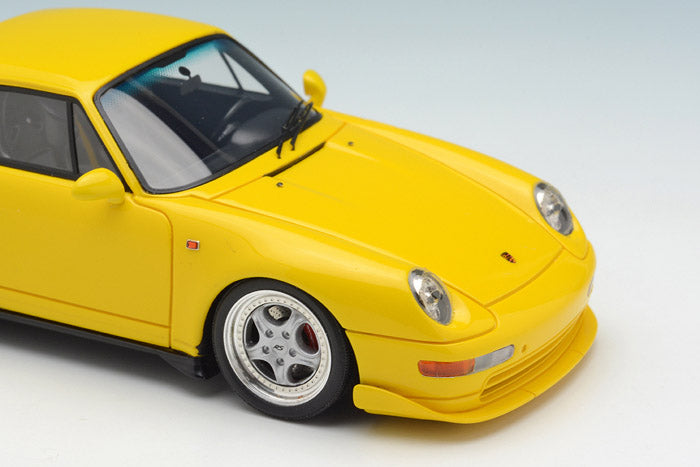 Laden Sie das Bild in Galerie -Viewer, Pre-order VISION 1/43 VM096B Porsche 911(993) Carrera RS 1995 (Japan ver.) Speed Yellow
