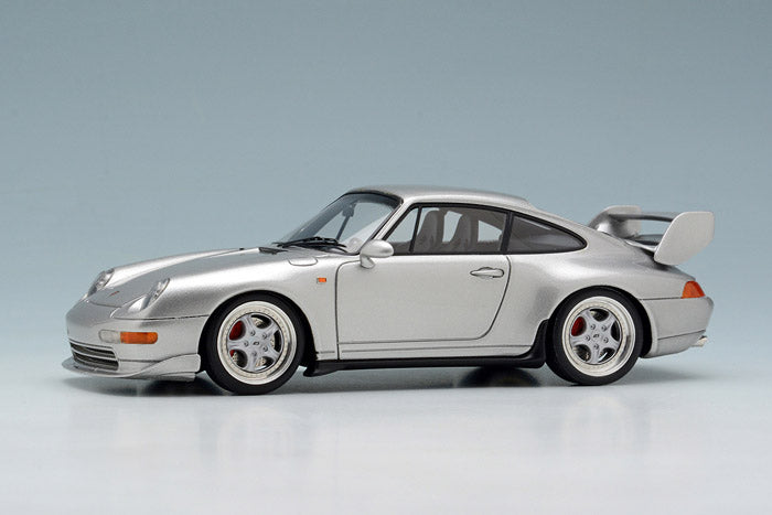 Laden Sie das Bild in Galerie -Viewer, Pre-order VISION 1/43 VM096F Porsche 911(993) Carrera RS 1995 (Japan ver.) Silver
