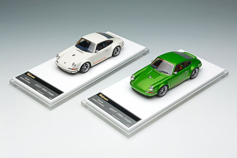 Laden Sie das Bild in Galerie -Viewer, VISION VM111U Singer 911(964) Coupe Kauai Green Metallic Limited 100pcs Make Up 1/43 VM111U
