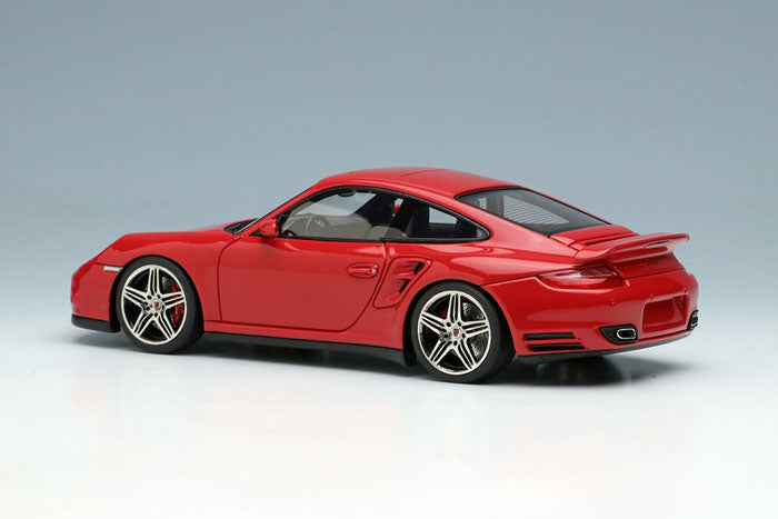 Laden Sie das Bild in Galerie -Viewer, VISION VM190D Porsche 911(997) Turbo 2006 Guards Red Make Up 1/43 VM190D
