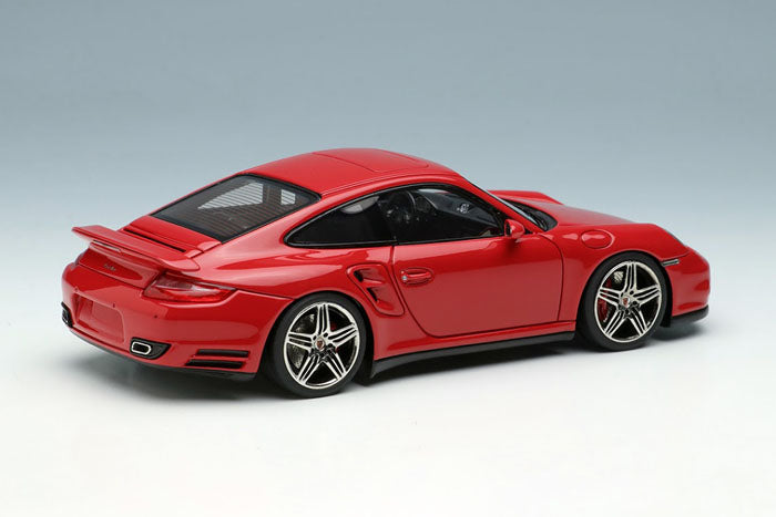 Laden Sie das Bild in Galerie -Viewer, VISION VM190D Porsche 911(997) Turbo 2006 Guards Red Make Up 1/43 VM190D
