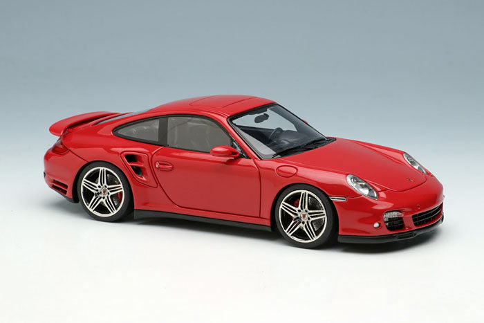 Laden Sie das Bild in Galerie -Viewer, VISION VM190D Porsche 911(997) Turbo 2006 Guards Red Make Up 1/43 VM190D
