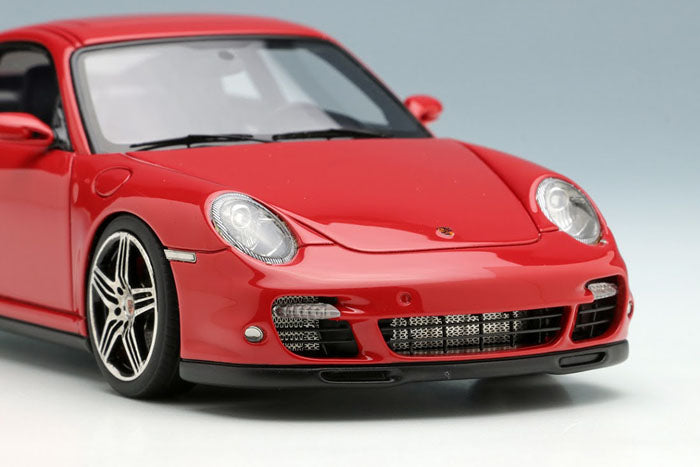 Laden Sie das Bild in Galerie -Viewer, VISION VM190D Porsche 911(997) Turbo 2006 Guards Red Make Up 1/43 VM190D

