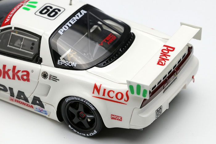 Laden Sie das Bild in Galerie -Viewer, VISION VM239B Honda NSX GT2 “Team NAKAJIMA Honda” BPR GT SUZUKA 1000km 1995 No.99 Make Up 1/43 VM239B
