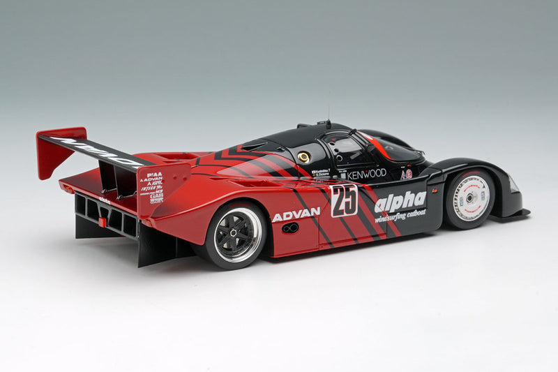 Laden Sie das Bild in Galerie -Viewer, VISION VM321 Porsche  962C ADVAN Alpha Nova JSPC Fuji 500km 1989 No.25 6th Limited 120pcs Make Up 1/43 VM321
