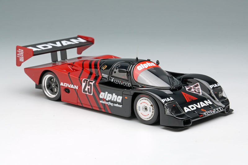 Laden Sie das Bild in Galerie -Viewer, VISION VM321 Porsche  962C ADVAN Alpha Nova JSPC Fuji 500km 1989 No.25 6th Limited 120pcs Make Up 1/43 VM321
