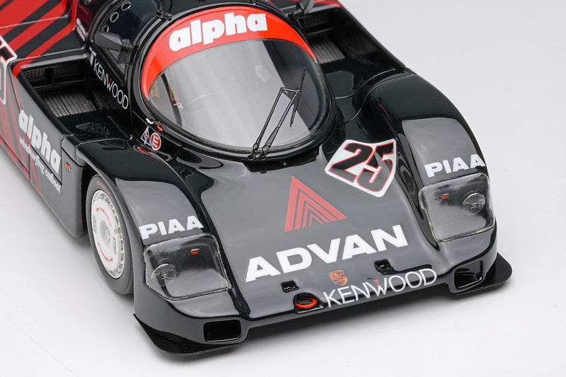 Laden Sie das Bild in Galerie -Viewer, VISION VM321 Porsche  962C ADVAN Alpha Nova JSPC Fuji 500km 1989 No.25 6th Limited 120pcs Make Up 1/43 VM321
